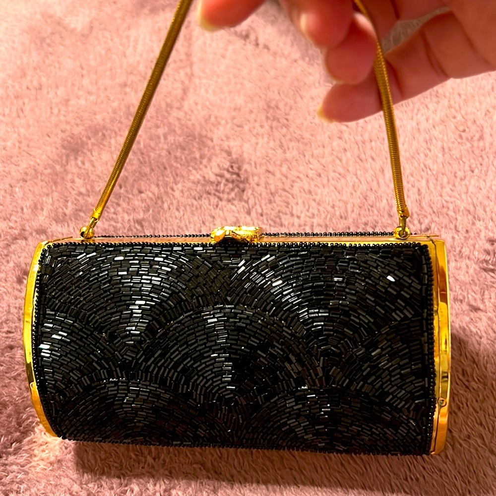 Vintage beaded clutch